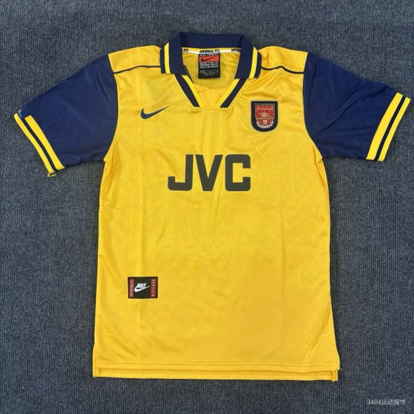 Retro Arsenal Away 1:1 Quality Soccer Jersey  1996-1997