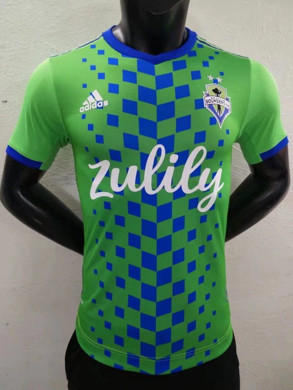Seattle Sounders FC Home Player  1:1 Quality Soccer Jersey   2022-2023