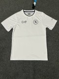 Napoli White casual clothes  Fans 1:1 Quality Soccer Jersey   23-24