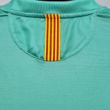 Retro Barcelona Away Green  1:1 Quality Soccer Jersey   2010-2011