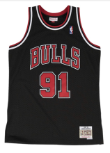 NBA Mitchell & Ness bull 91 black