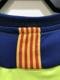 Retro Barcelona Away Long Sleeve 1:1 Quality Soccer Jersey   2005-2006