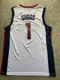 NCAA University of Gonzaga #1 white university Jersey
