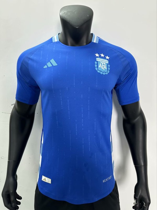 Argentina away   Player 1:1 Quality Soccer Jersey  24-25