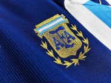 Retro Argentina Away  1:1 Quality Soccer Jersey  1998