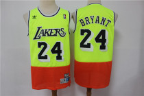 NBA Lakers 24  fluorescent green mosaic retro version
