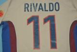 Retro Barcelona Away 1:1 Quality Soccer Jersey  1999-2000