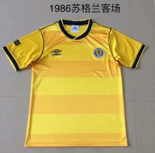 Retro Scotland Away 1:1 Quality Soccer Jersey  1986