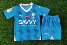Al Hilal SFC  Home  kids   1:1 Quality Soccer Jersey   23-24