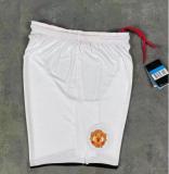 Retro Manchester United Away short  1:1 Quality Soccer Jersey   2007-2008