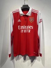 Arsenal  Home Long Sleeve  Fans 1:1 Quality Soccer Jersey    22-23