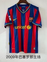 Retro Barcelona Home 1:1 Quality Soccer Jersey   2009-2010
