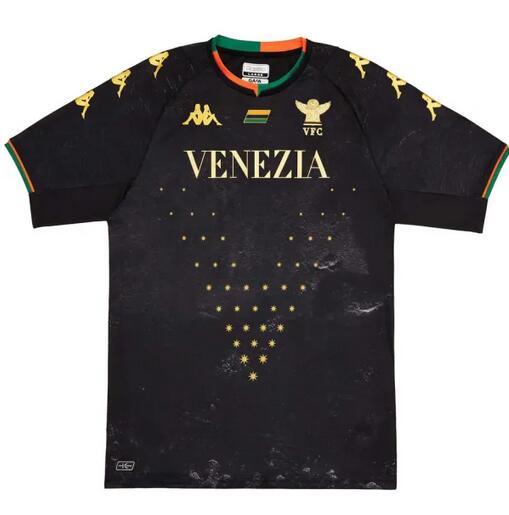 Venezia FC Home Black Fans  1:1 Quality Soccer Jersey   21-22