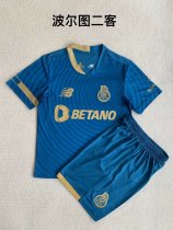 Porto Third Away  Kids 1:1 Quality Soccer Jersey   23-24