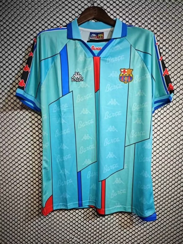 Retro  Barcelona Away 1:1 Quality Soccer Jersey 1996-1997