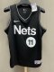 NBA Nets home  Irving No.11  1:1 new season