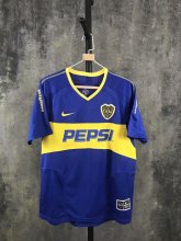 Retro Boca Juniors Home Fans 1:1 Quality Soccer Jersey  2003-2004