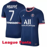 PSG Paris Home Player 1:1 Quality Soccer Jersey    2021-2022