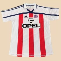 Retro Bayern Munich Away 1:1 Quality Soccer Jersey   2000-2001