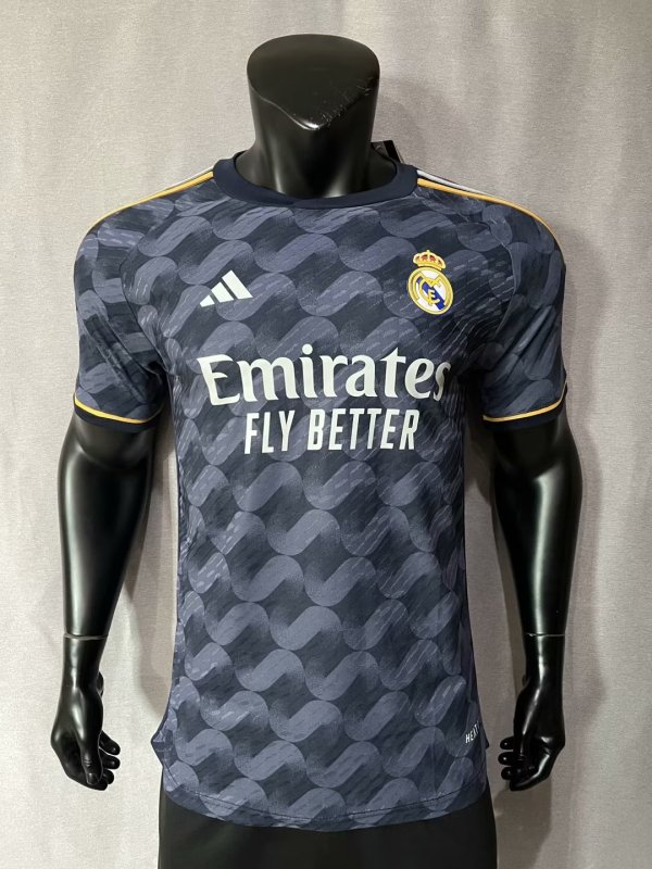 Real Madrid Away  Player  1:1 Quality Soccer Jersey   23-24