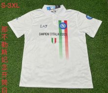 Napoli Commemorative funds white Fans 1:1 Quality Soccer Jersey   23-24