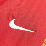 Retro Manchester United Home Long Sleeve 1:1 Quality Soccer Jersey   2007-2008