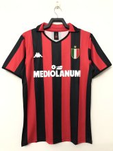 Retro Ac Home 1:1 Quality Soccer Jersey   1988-1989