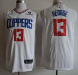 NBA New season clippers (new fabric print) 13 George City Edition dark blue, black, white, retro white