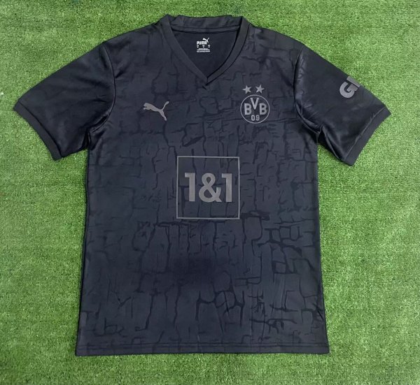 Dortmund black  Fans 1:1 Quality Soccer Jersey   23-24