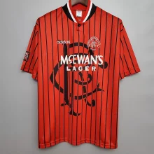 Rangers  Rangers Away  1:1 Quality Soccer Jersey  1994-1995