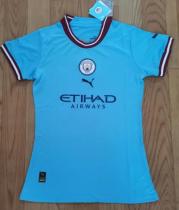 Manchester City  Home Women  Fans   1:1 Quality Soccer Jersey    22-23