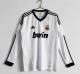 Retro Real Madrid Home Long Sleeve 1:1 Quality Soccer Jersey  2012-2013