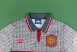Retro Manchester United  2RD Away  1:1 Quality Soccer Jersey   1995-1996