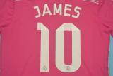 Retro Real madrid Away Pink  1:1 Quality Soccer Jersey    2014-2015