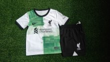 Liverpool Away Kids 1:1 Quality Soccer Jersey   23-24