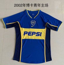 Retro Boca Juniors Home Fans 1:1 Quality Soccer Jersey  2002
