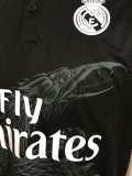 Retro  Real Madrid third  Away Black 1:1 Quality Soccer Jersey    2014-2015