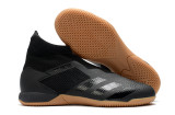 阿迪达斯猎鹰20.3无鞋带怀龙底MD室内平底足球鞋adidas PREDATOR 20.3 Laceless IN 39-45