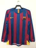 Retro Barcelona Home Long sleeve  League Edition 2005-2006