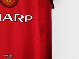 Retro  Manchester United Home 1:1 Quality Soccer Jersey  1996-1997