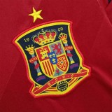 Retro Spain Home  1:1 Quality Soccer Jersey   2012