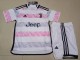 Juventus Away Kids 1:1 Quality Soccer Jersey   23-24