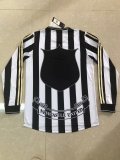 Retro Newcastle Home Fans Long sleeve 1:1 Quality Soccer Jersey  1997-1999