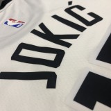 NBA  Nuggets white No. 15 yokic  with chip  1:1
