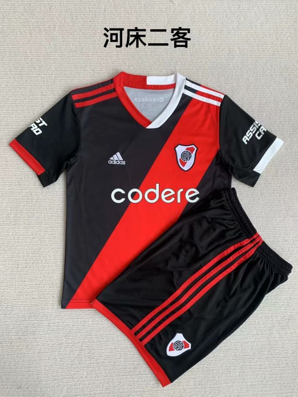 River Plate Third Away  kids 1:1 Quality Soccer Jersey   23-24