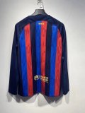 Barcelona Home Long sleeve  Fan 1:1 Quality Soccer Jersey   22-23