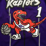 NBA Raptors (mesh print) 1 McGrady white purple