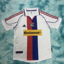 Retro Lyon Home Fans   1:1 Quality Soccer Jersey   2000-2001