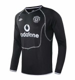 Retro Manchester United Away Long sleeve 1:1 Quality Soccer Jersey  2000