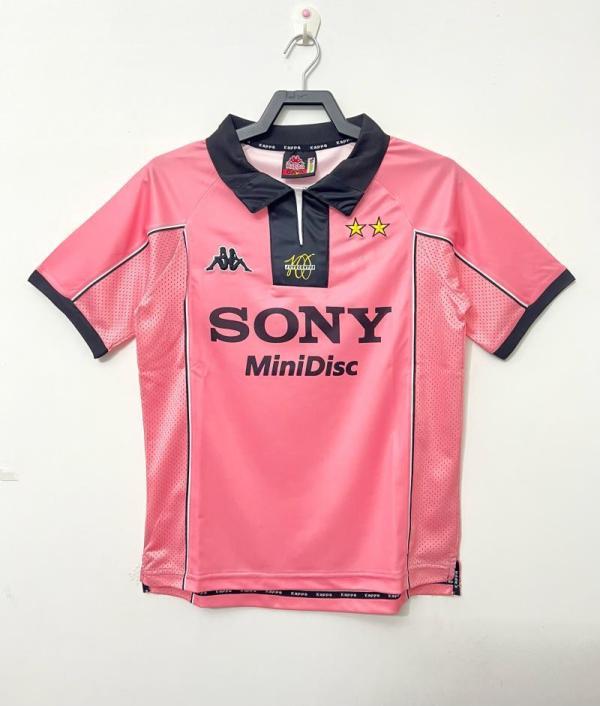 Retro Juventus Away   Fans 1:1 Quality Soccer Jersey    1997-1998